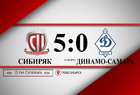 ПМФК «Сибиряк» - МФК «Динамо-Самара»	5:0 (2:0)
